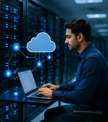 Indian professionals working on domain & hosting